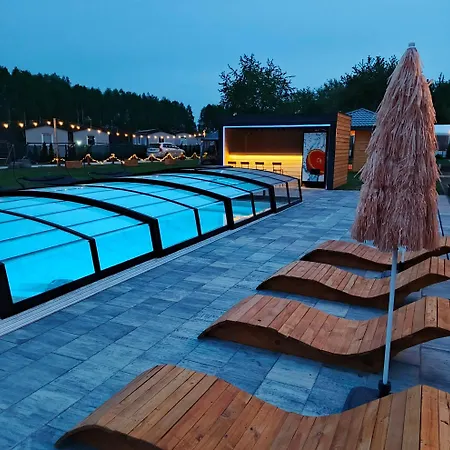 منتجع Grabska Osada - 100m Od Suntago Park-domki Ogrzewane Caloroczne *
