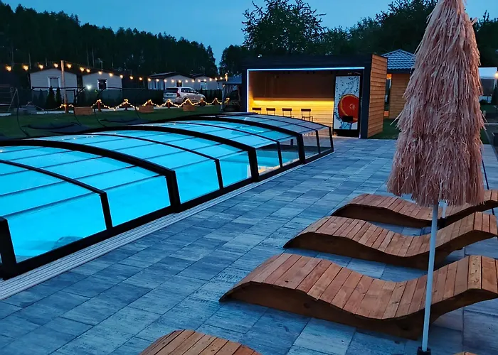 Θέρετρο Grabska Osada - 100m Od Suntago Park-domki Ogrzewane Caloroczne *